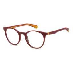 Polaroid Maroon Round Unisex Eye Frame-picture-16