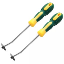 Amici Tools Tile Gap Grout Removal Tool with Detachable Tungsten Blade, Green & Yellow (Pack of 2)-14