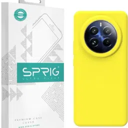 Sprig Back Cover for Realme Narzo 70 5G (Yellow)-image-78