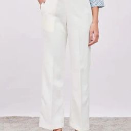 SALT Attire White Lupin Formal Side Zip Pant-image-7