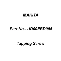 Makita Tapping Screw Size 4.8x45 for Industrial Application, Part No UD00EBD005-26