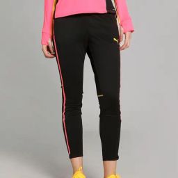 Puma Black Mid Rise Sports Tights-image-66