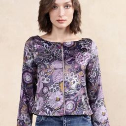 RAREISM Multi Satin Printed Long Sleeves Top-picture-38