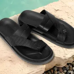 Metro Men's Black Toe Ring Sandals-picture-25