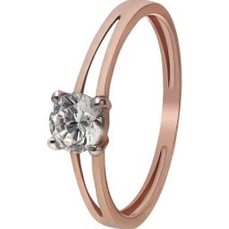 Malabar Gold and Diamonds 18k (750) BIS Hallmark Rose Gold Ring for Women-image-62
