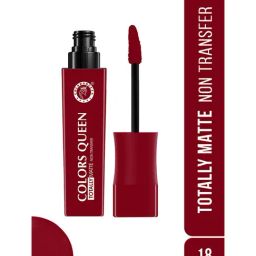 Colors Queen Totally Matte Non Transfer Liquid Lipstick Captive - 7.5 gm-picture-36