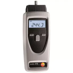 TESTO TACHOMETER, 0.1RPM TO 19.999PM, 0.02%, 470-12