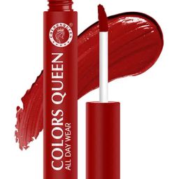 Colors Queen All Day Wear Liquid Lipstick Red Boots - 12 gm-picture-21