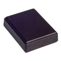 RS PRO Black ABS Enclosure, IP53, IK07, 64.5 x 49.5 x 17.7 mm Model No 1920787-15
