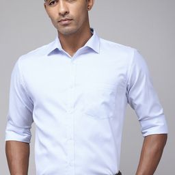 Park Avenue Men Slim Fit Micro Ditsy Print Work Formal Shirt-image-49