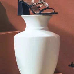 Saint G Women's Adorned Black Ankle Strap Sandals-image-21