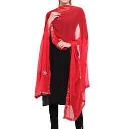 Karthav Fashion Ethnic Motifs Embroidered Dupatta with Gotta Patti-picture-29