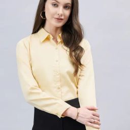 Style Quotient Yellow Regular Fit Formal Shirt-image-66