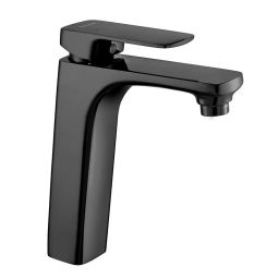 Parryware Tall Body Basin Mixer Quattro Shiny Black Chrome Finish, T2346A5-image-20