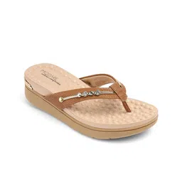 MODARE Women Textured Open Toe Flats-14