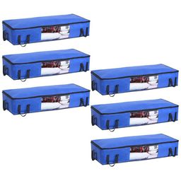 prettykrafts Blue & Black 6 Pieces Multi-Utility Organisers-40