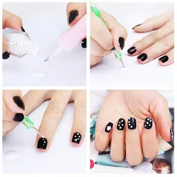 NANCY AJRAM Set Of 5 2 Way Dotting Pen Tool Nail Art image 4