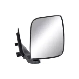 Uno Minda Shatterproof Glass Rear View Mirror (Black) - Right Hand Side for Ashok Leyland Dost (RV-14001R)-9