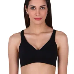 Candyskin Black Non Wired Non Padded T-Shirt Bra-picture-35