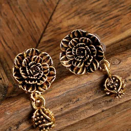 Anouk Floral Drop Earrings-41