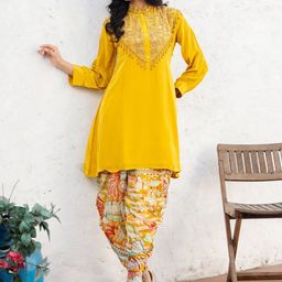 DESIGN BYSG Printed Pure Cotton Tunic & Trousers Co-ords-picture-46