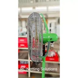 RC NETTING SOLUTIONS Industrial Fan Safety Net Cover for Finger Protection Black Suitable Fan Size 750 mm, RC- NET03 image 2