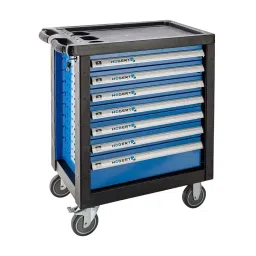 Hogert Technik 7 Drawers Cabinet with Tools, HT7G058 (Set of 252 Pcs)-44
