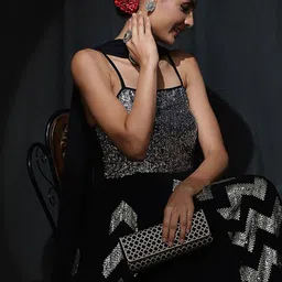 Sangria Embellished Sleeveless Maxi Dress-image-33