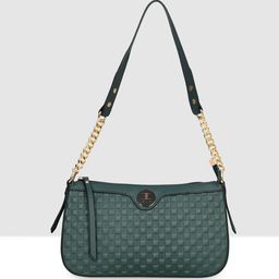 ESBEDA Checked PU Swagger Shoulder Bag-image-73
