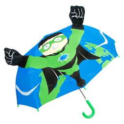 Fiddlerz Umbrella for Kids Waterproof Lightweight With Anti-drip Plastic Cover Rain Umbrella for Girls Boys Pack of 1 -Blue-8