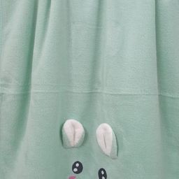 Butterthief New Born Baby Super Soft Fur Baby Wrapper Cum Baby Bath Towel - Green-image-77