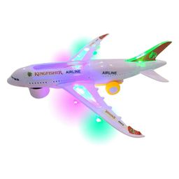 SUPER TOY Battery Operated Aeroplane Toy for Kids with Light and Sound - Assorted-26