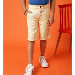 Tales & Stories Cotton Woven Tie Dye Shorts - Yellow-picture-46
