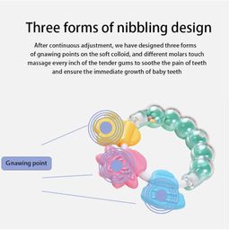 NeonateCare Silicone Teether- Multicolor ( color and design may vary) image 4