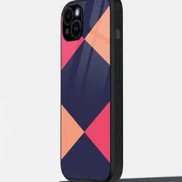 macmerise Geometric Printed iPhone 14 Plus Back Case Mobile Accessories-7