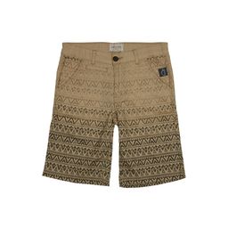 Gini and Jony Boys Brown Printed Shorts-image-11