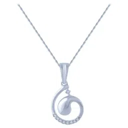 P.C. Chandra Jewellers 14 kt Gold & Diamond Pendant without Chain-image-82