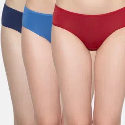 Triumph Multicolor Stretty Cotton Seamless Mini Brief - Pack Of 3-picture-36