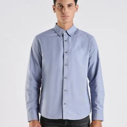 Calvin Klein Jeans Blue Cotton Regular Fit Shirt-image-73