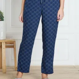 Van Heusen Navy Printed Pyjamas-image-99