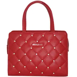 BELLADAMA De Perla Red Embellished Medium Handbag-picture-32
