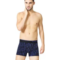 VH Innerwear Black & Blue Printed Trunks-picture-15
