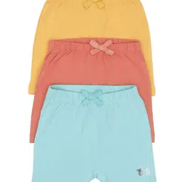 MiArcus Kids Multicolor Cotton Shorts - Pack of 3-image-88