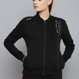 ALCIS Black Graphic Print Jacket-25
