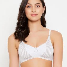 Clovia Grey Printed Non-padded Bra-image-78