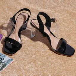 Moda-X Women's Black Ankle Strap Sandals-picture-22