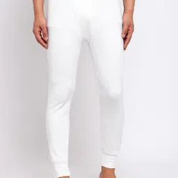 Kalt Off White Regular Fit Thermal Bottoms-picture-24