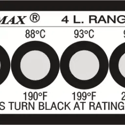 Thermax 4 level MM C  82 ° C to 99 ° C Level Strips Indicator-18