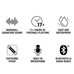 Marshall Willen Ii Portable Bluetooth Speaker with 17+ Hours Of Portable Playtime| Dust & Waterproof image 5