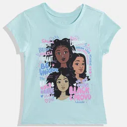 THE CHILDREN'S PLACE Girls Graphic Printed Pure Cotton T-shirt-picture-33